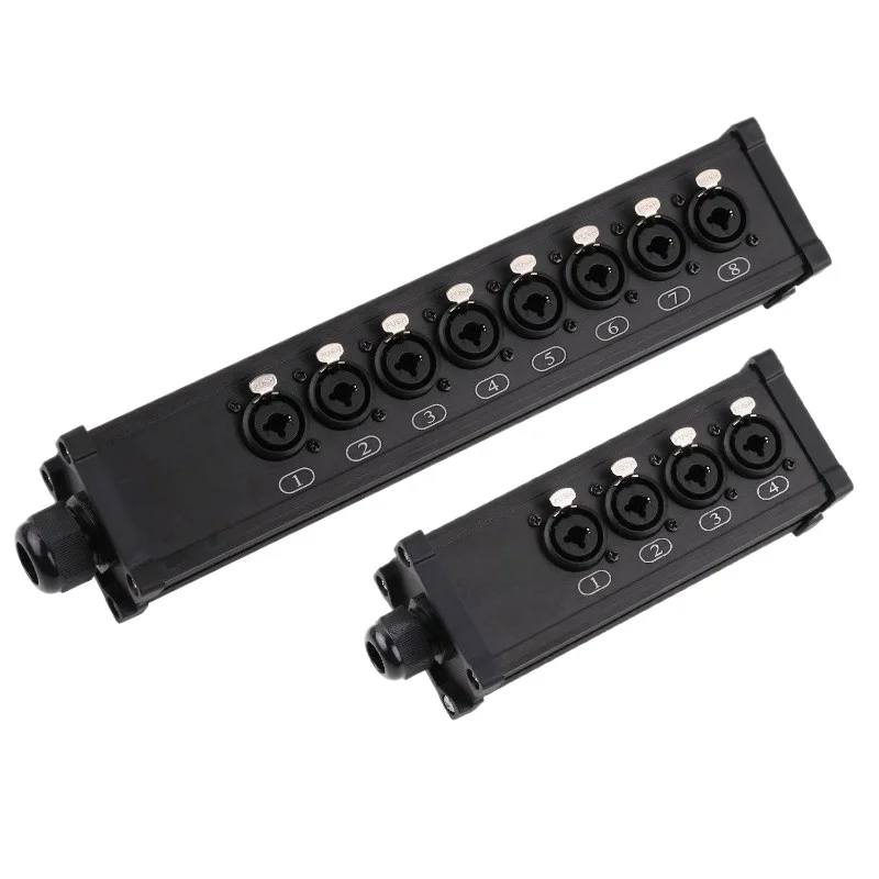 Jiasound B5 Multi-channel Mobile Signal Junction Box Cable Junction Box Audio Multi-core Cable Stage