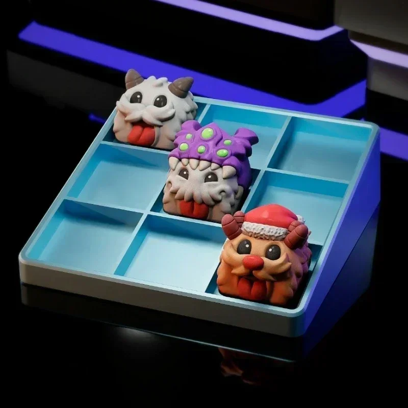 Resin Keycap LOL Game Polo DIY Creative Custom Keycap Office Computer Birthday Gift Kawaii Keyboard Gift Game E-sports Keycap