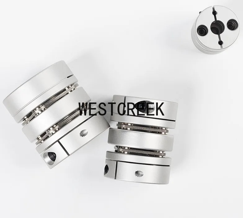 WESTCREEK 10x10 10x11 10x12 Double diaphragm Disc coupling coupler screw rod servo motor encoder shaft coupling  D32 L45