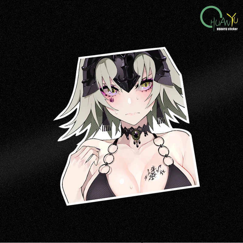 Anime Cartoon Sticker JDM Sexy Girl Electric Car Motorcycle Computer Case Waterproof 3D Pain Sticker