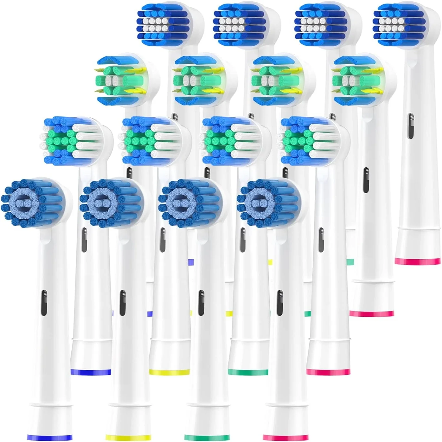 เปลี่ยนหัวแปรงเติมสําหรับแปรงสีฟัน Oral B Braun Sensitive Precision Clean Standard Floss แปรงหัวฉีดสําหรับ Oralb