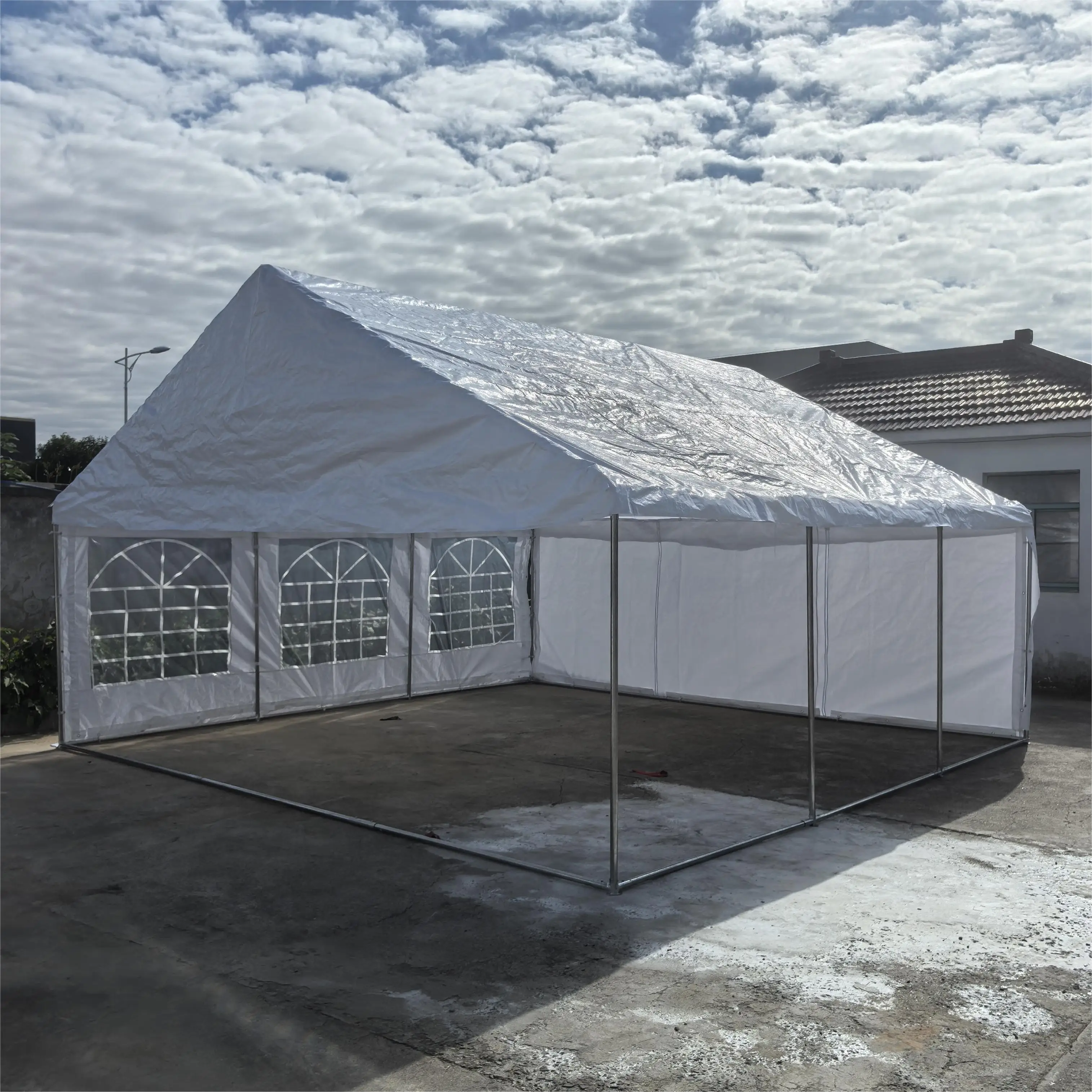 #￥Outdoor Heavy Duty PE  Party Tents6x6m (with Ground Bar)