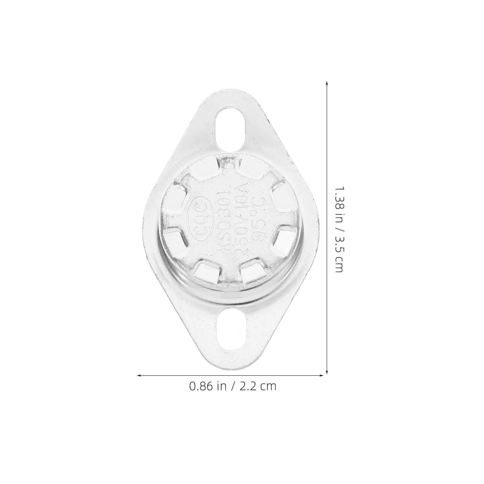 2Pcs Thermal Cut Off Fuse Water Dispenser Thermostat Switch Safety Protection Replacement Part for Household Electrical