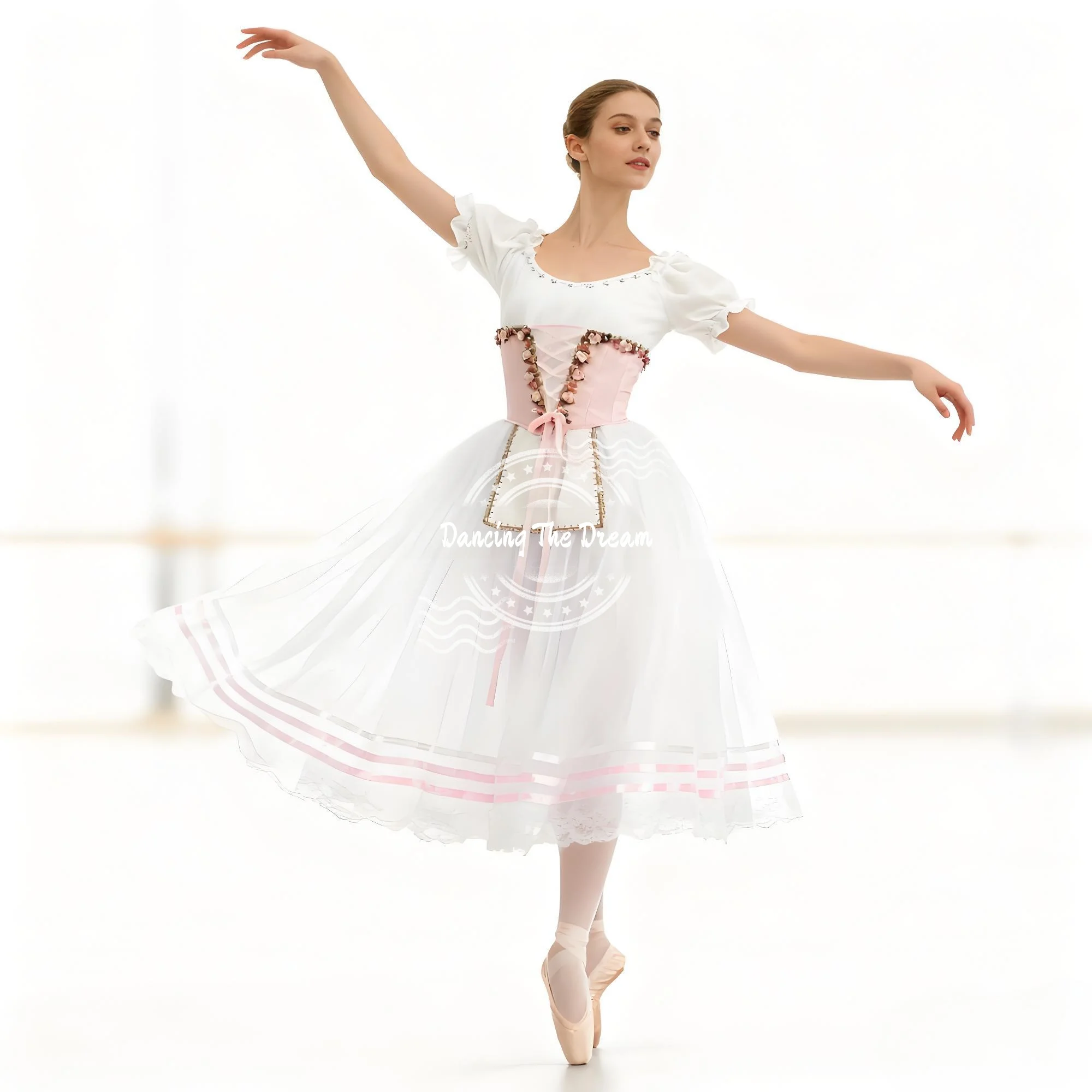 

Giselle Professional Tulle Ballet Tutu Skirt for Girls Women Child Adult- Romantic Dancing Dress Stage Dance Wear Ballet Costume