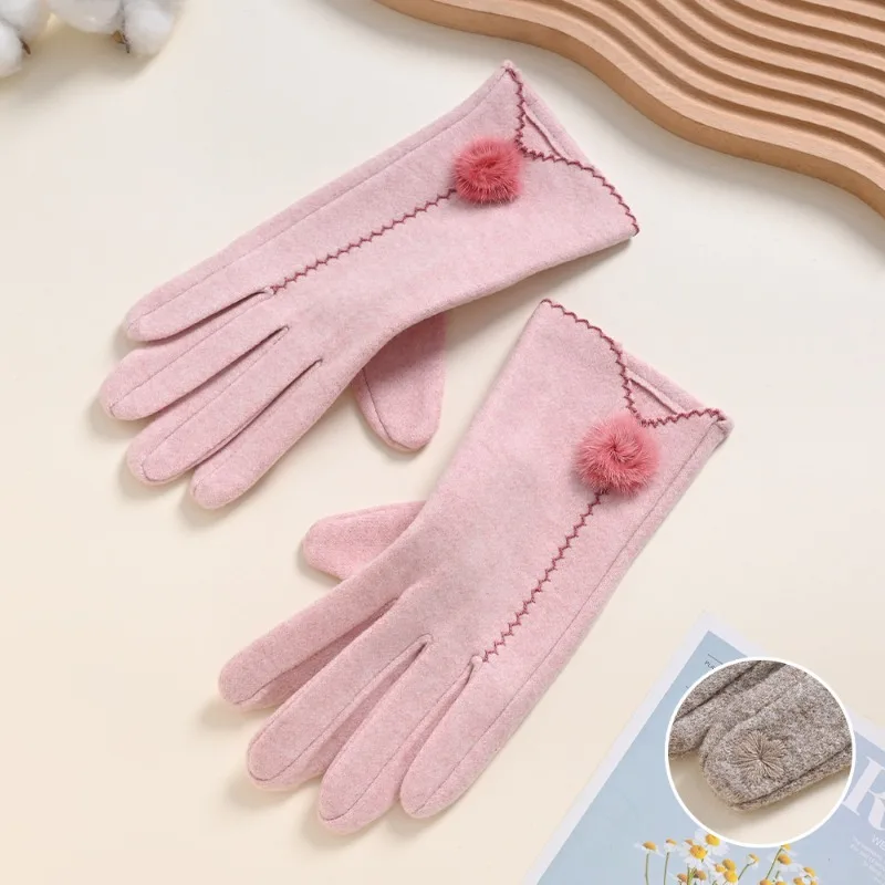 Women s Winter Gloves Cold Resistant Windproof Touch Screen Compatible for Outdoor Cycling and Daily Commuting