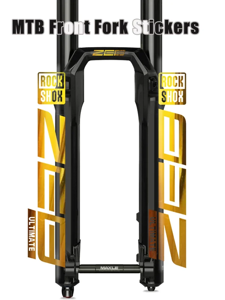 AliExpress For ZEB MTB Bike front fork stickers Mountain bike front fork Decals Cycling decorative decals Bicycle Accessories