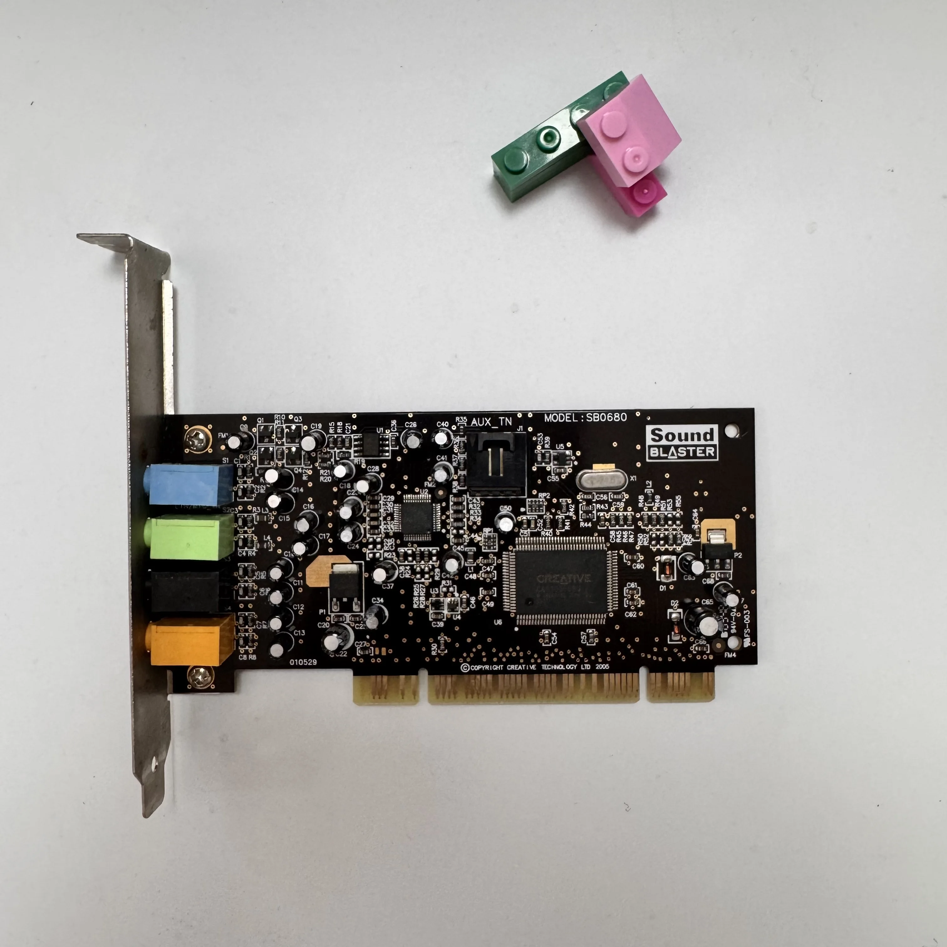SB0680 Blaster 5.1 VX series entry-level PCI sound card 90dB High quality second-hand self use dismantling machine