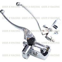 USERX Universal Motorcycle 25MM Left and Right clutch handle brake upper main pump For Honda CB400SF Kawasaki Suzuki Yamaha
