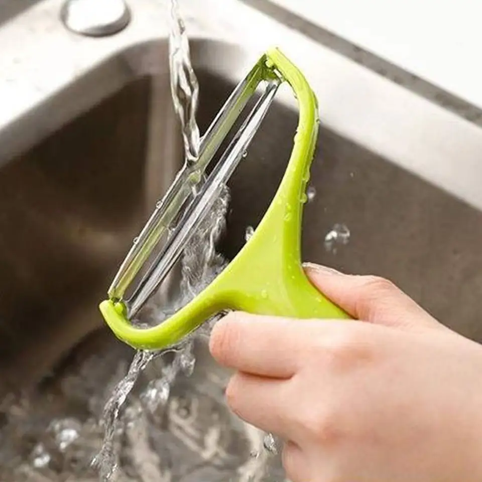 Peeler Vegetables Fruit Stainless Steel Cabbage Graters Salad Potato Slicer Kitchen Accessories Cooking Tools Wide Mouth - 4