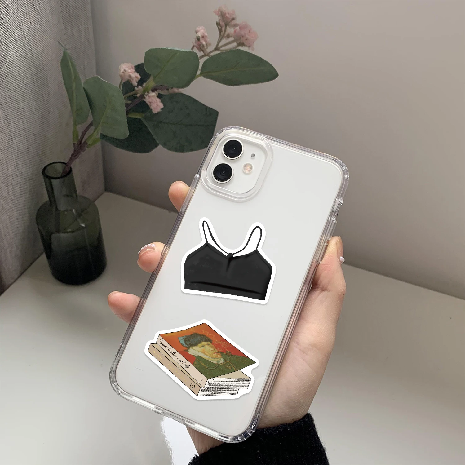 50 قطعة ملصقات فتاة نظيفة على الطراز الكوري Instagram Graffiti الهاتف المحمول الكمبيوتر المحمول الأمتعة الديكور ملصقات مقاومة للماء #5