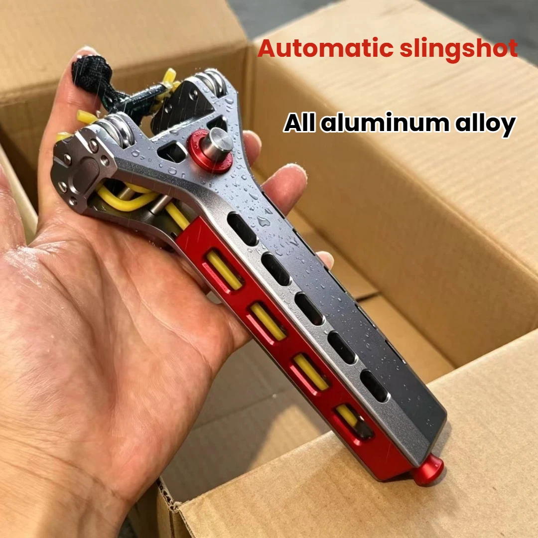 2026 Adult Automatic Loading Magazine Slingshot Catapult High‑Precision Outdoor Shooting Game Competition Sport Gear
