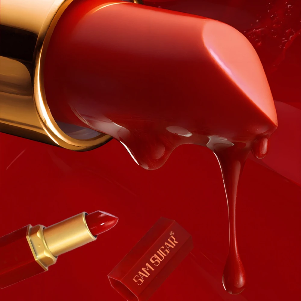 1Pc Gold Bar Tubes Lippenstift Matte Textur Perlglanz Glitter Samt Lippenstift Valentinstag Frauen Geschenke Langlebig Wasserdicht