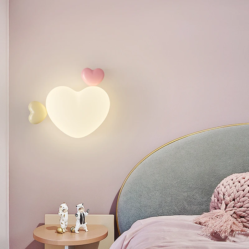 Modern Bedroom Wall Lamp Children\'s Room Night Lamp Cartoon Cute Boy Girl Room Corridor Wall Lamp Home Decoration Indoor Light