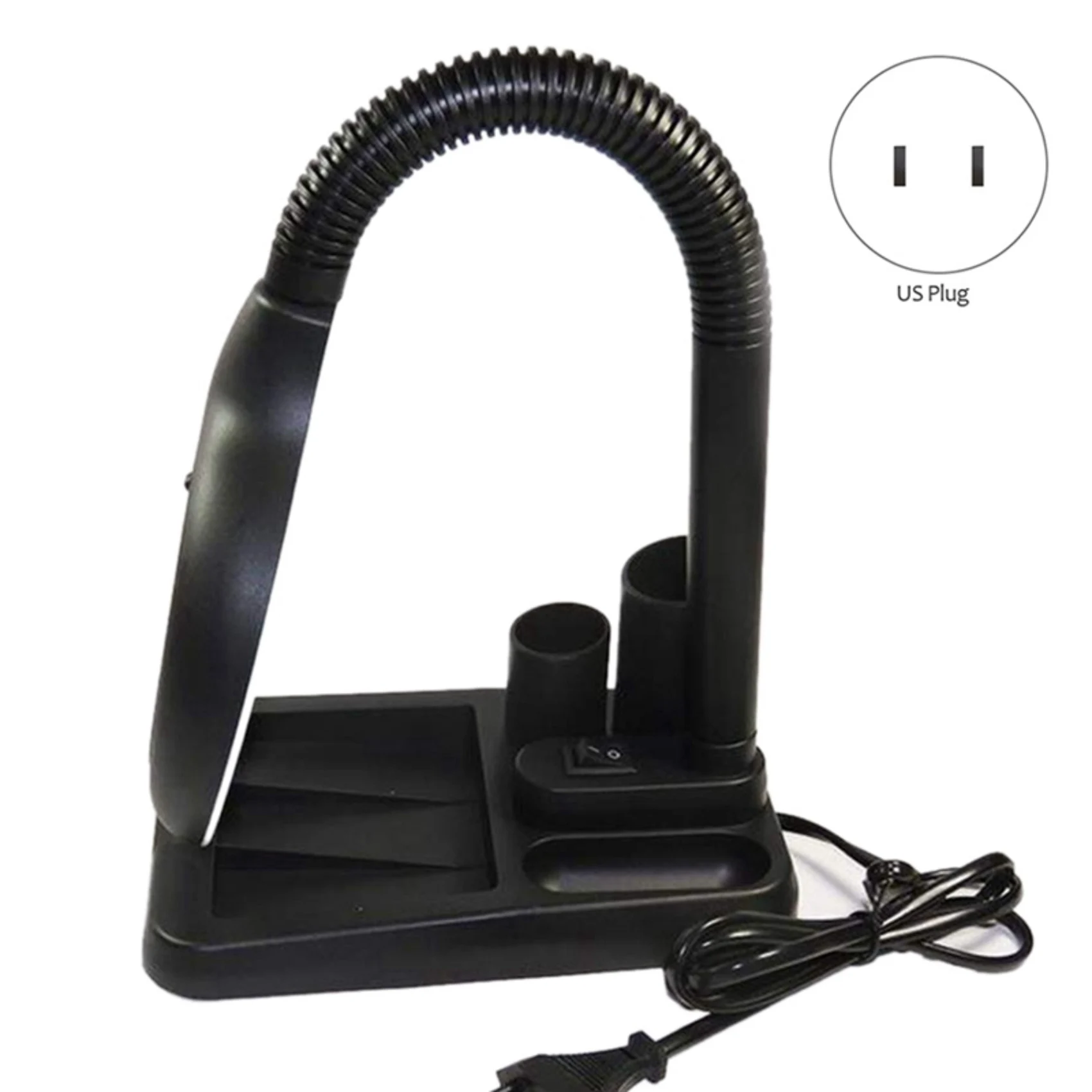 2X LED مصباح مكبر 5X 10X المكبر مع ضوء الجدول ومصباح مكتبي الطابق حامل المكبر الزجاج للقراءة \ الولايات المتحدة التوصيل