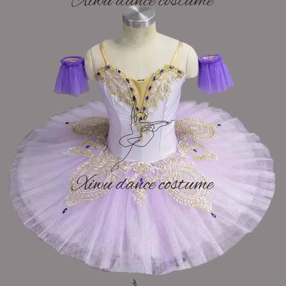 

Professional high-quality custom-size ballet performance ballet costume high-end competition ballet dress