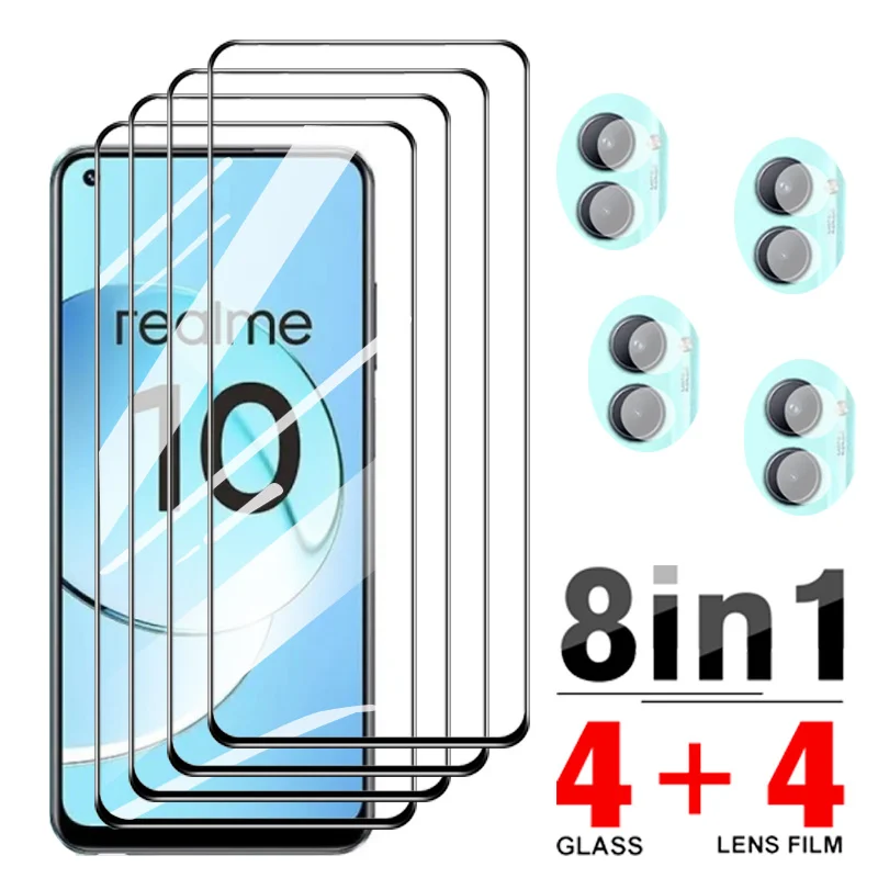 

Tempered Glass For realme 11 Screen Protector realme10 Camera protectors for realme 10 9i 8i 8 9 pro plus Glass Film realmi 10 glass protector For realme 10 4g accessories