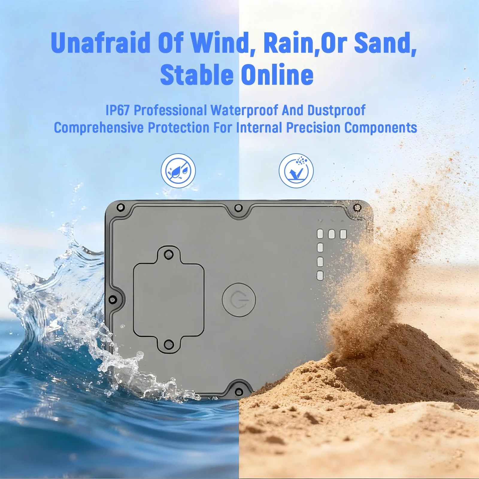 4G GPS Tracker 7500mAh Strong Magnetic Real-Time Locator for Car Motorcycle Bicycle Vehicle Tracking Device APP Control