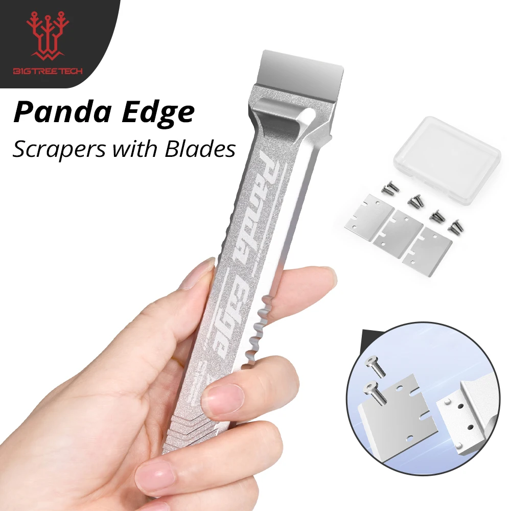 

BIGTREETECH Panda Edge Scrapers 3D Printer Cleaning Tool All Metal Replacement SK5 Blades for Bambu Lab Voron Creality Ender