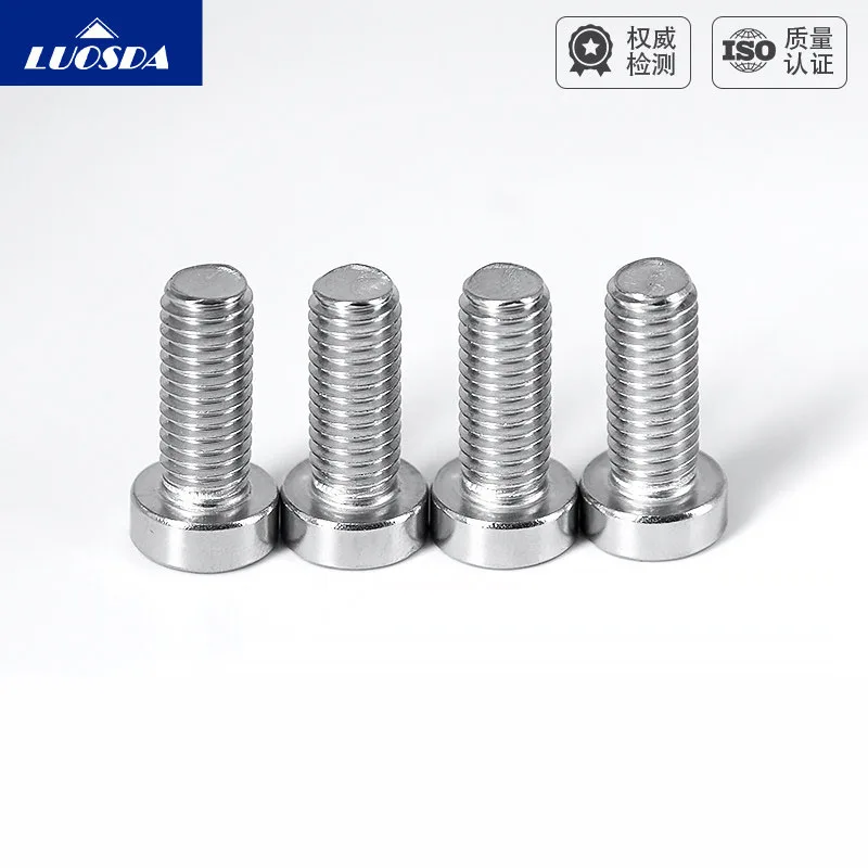 304 Stainless Steel DIN7984 Low Profile Thin Head Allen Screws Hex Socket Bolts with Nut Flat Washer Spring Washer Kit M3-M6
