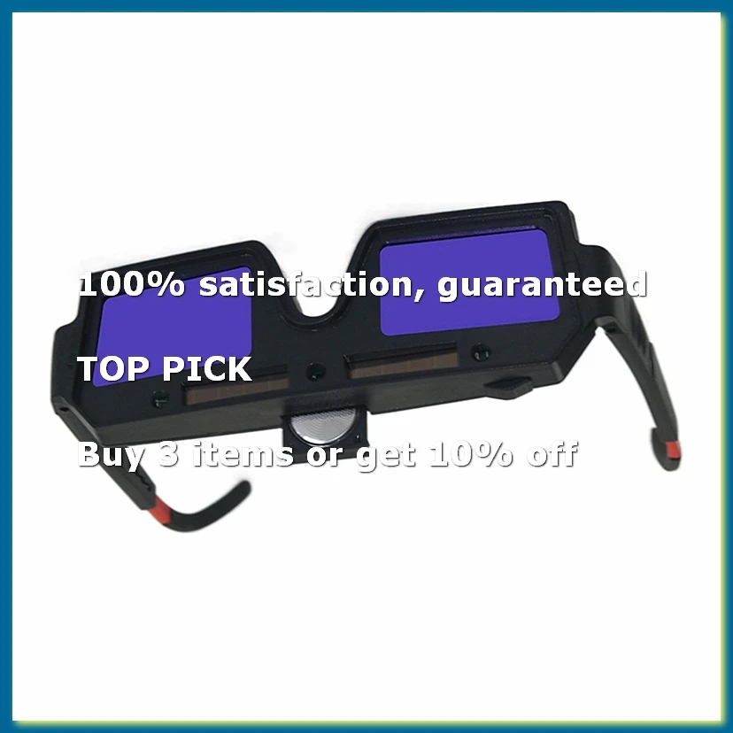 ●Auto-Dimming Welding Goggles with Replaceable Lithium Battery Welding Glasses for TIG MIG Arc Plasma Cutting A