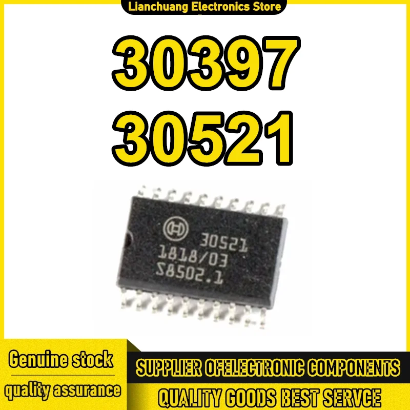 

5 шт. 100% новые оригинальные микросхемы 30521 30397 SOP-20 для платы ЭБУ двигателя Mercedes-Benz 272 273, чип драйвера зажигания