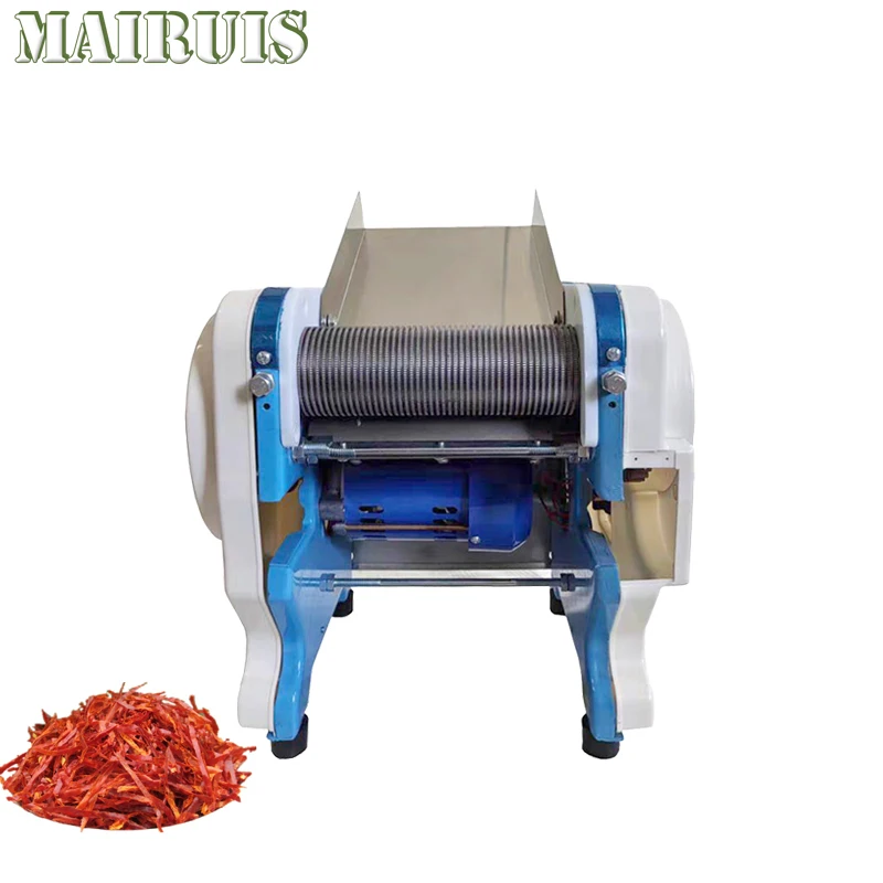 Dry Chili Pepper Cutting Machine 220V Electric Tea Leaves Cutting Machine Lotus Leaves Cutter Slicer Machine