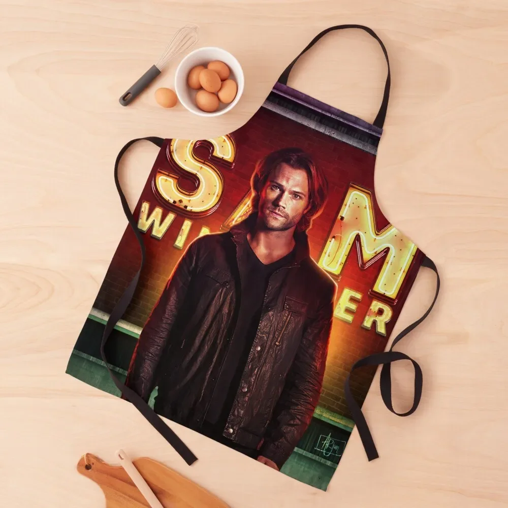 

SAM WINCHESTER Apron cookings for women Waiter Uniforms kitchen utensil Women Kitchen'S Apron