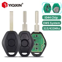 EWS Sytem ID44 Chip Remote Car Key For BMW E38 E39 E46 X3 X5 Z3 Z4 Z1 Z2 Z5 E60 E83 E87 E64 E53 E61 1 3 5 7 Series Keyless Entry
