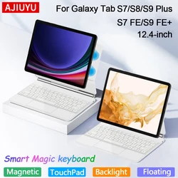 Smart Folio for Samsung Galaxy Tab S9 S8 S7 FE Plus 12.4 for Tab S9 FE+ S9+ S8+ S7+ 12.4