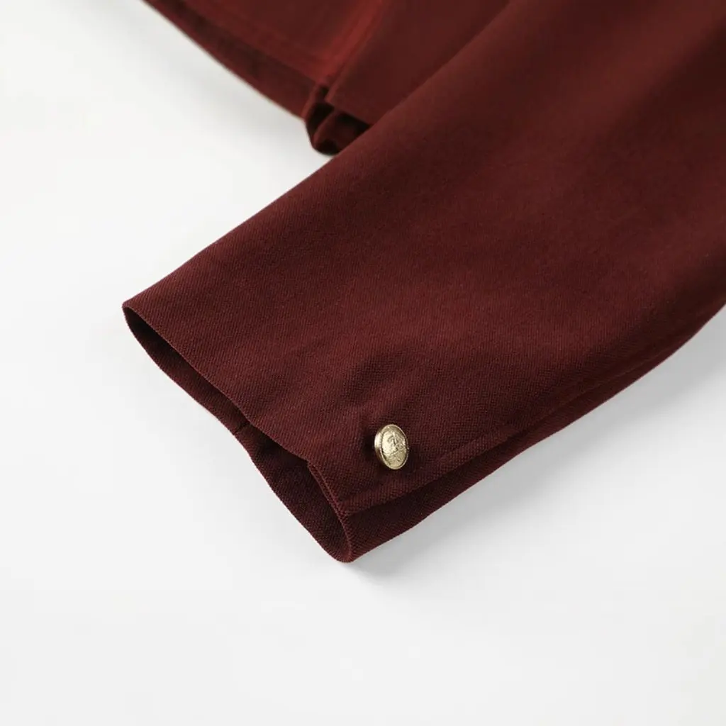 

Korean Women's Short Jacket 35ZZ-2258 Spring New Casual Drawstring Collar Pocket Detail Wholesale