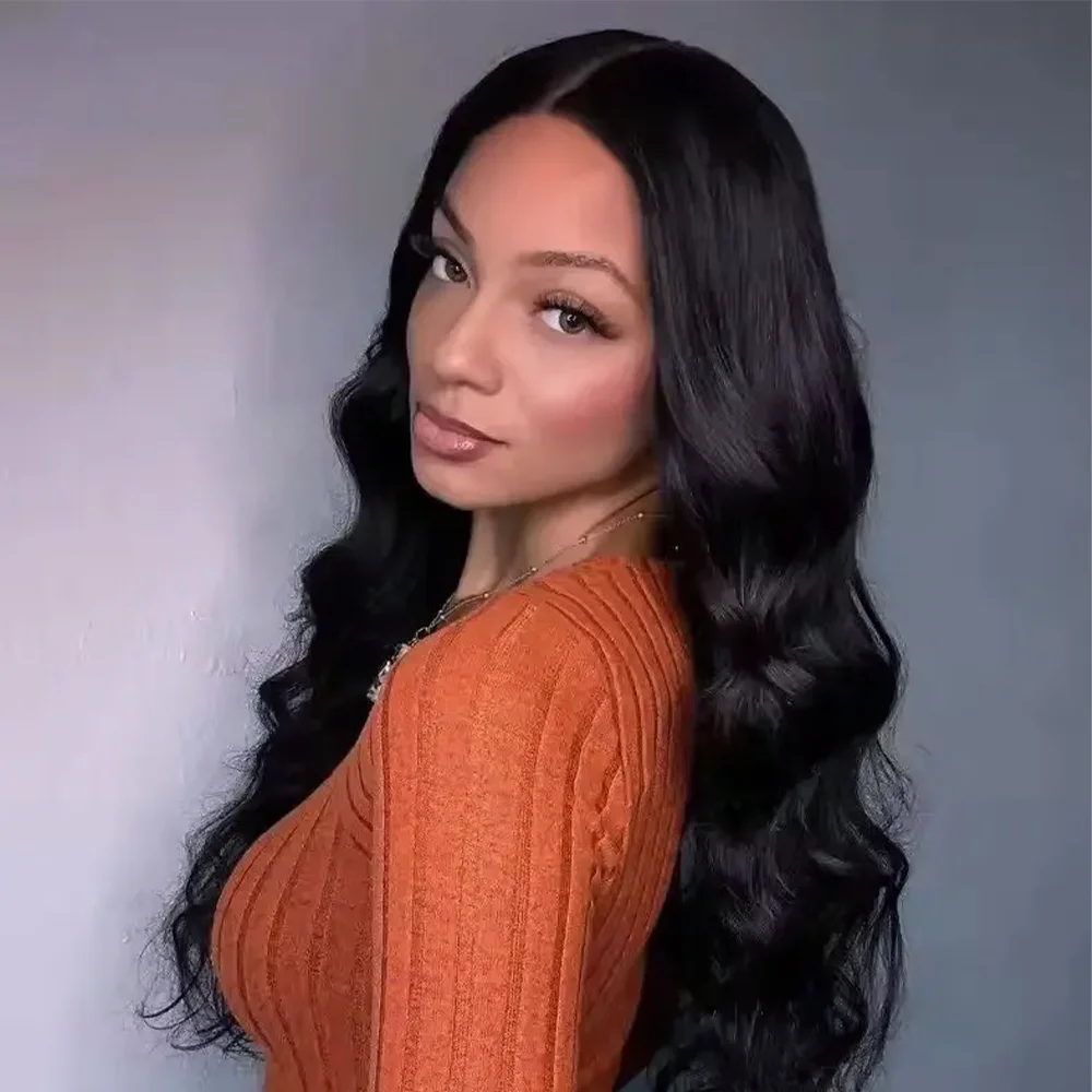 

200 Density HD Transparent 13x4 13x6 Body Wave Lace Front Wig Pre Plucked HD Lace Frontal Wig Human Hair Wigs For Women 36 Inch