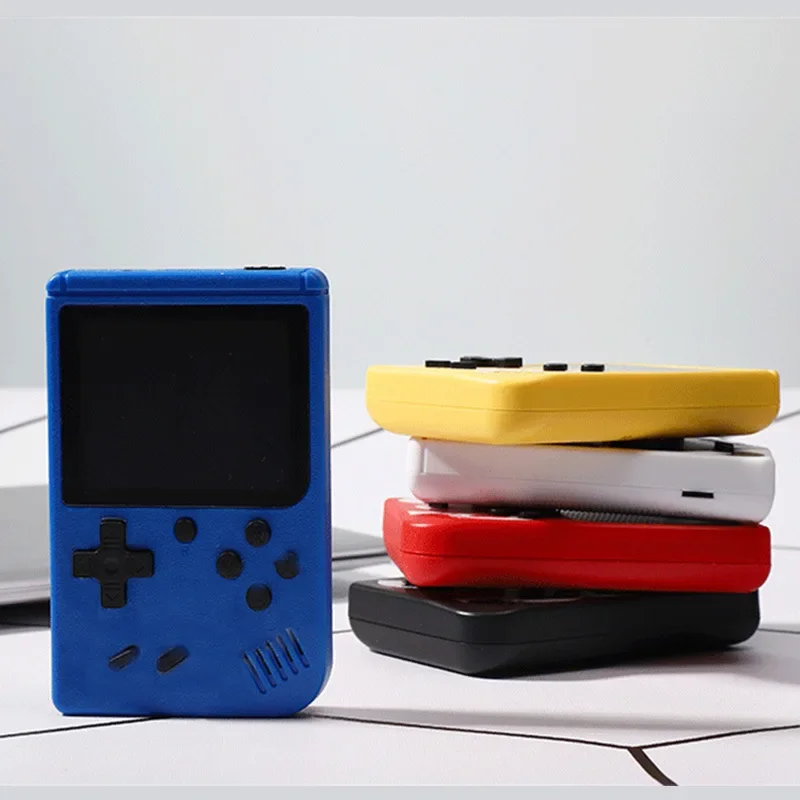 Handheld Game Console Transparent Color Neutral Children's Game Classic Mini Dry Battery Version for Gift Toys for Children