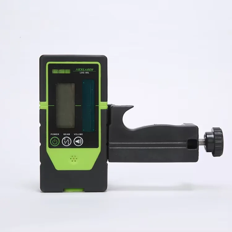 Ricevitore laser rotativo autolivellante a luce verde professionale Rilevatore portatile di grado fai-da-te LSG-60L