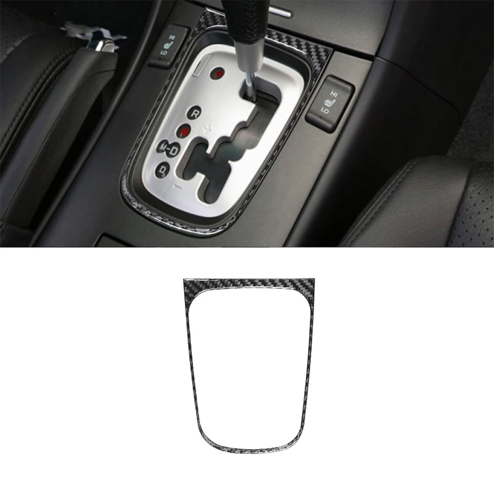 Central Control Gears Bezel Decoration Cover Decal Carbon Fiber Car Accessories for Acura TSX 2003 2004 2005 2006 2007 2008