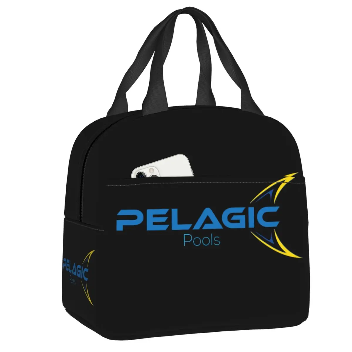 

Custom Pelagics Logo Portable Lunch Box Women Multifunction Thermal Cooler Food Insulated Lunch Bag Kids School Children