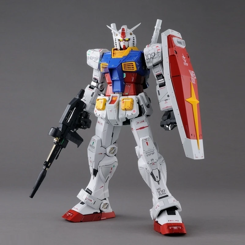 Daban PGU 1/60 Yuanzu 2.0 RX-78-2 Has The Function Of Exposing The Inner Frame With Lamp Assembly Action Figures Model Kit Gift