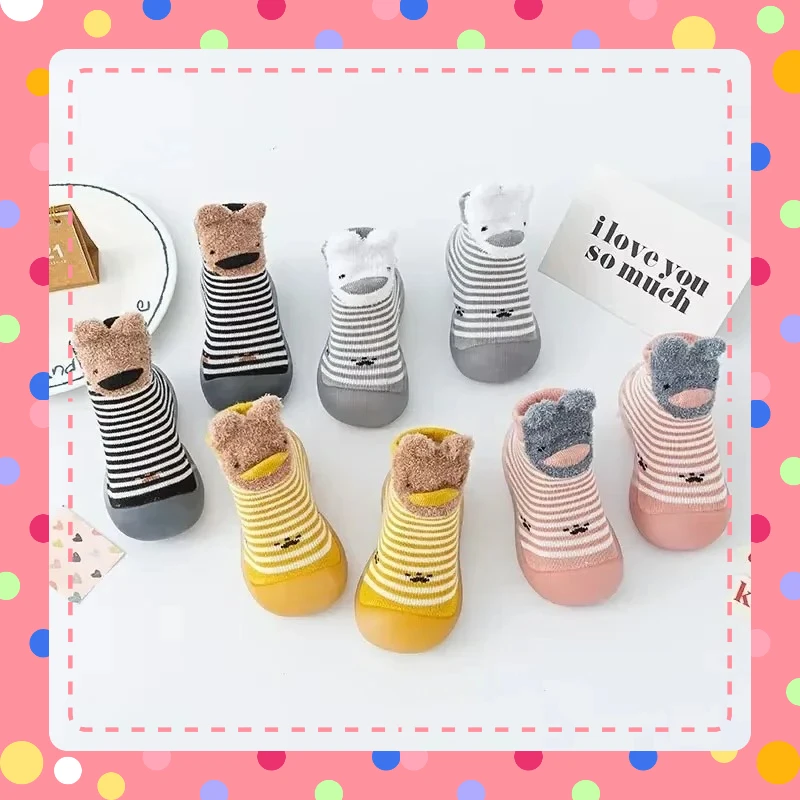 

Милые домашние осенние и зимние детские носки и обувь, детская обувь для малышей, детская обувь на мягкой подошве, удобная и дышащая