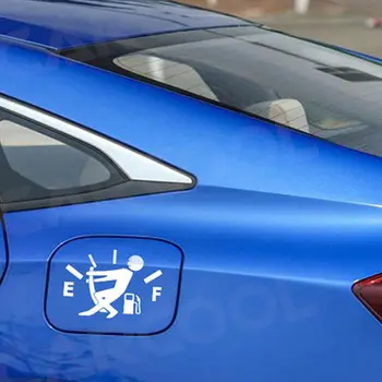1張汽車拉動油箱貼紙 趣味汽車防水貼紙 拉動式油耗貼紙 汽車外飾配件 6 最佳銷售 燃油貼紙 - №2