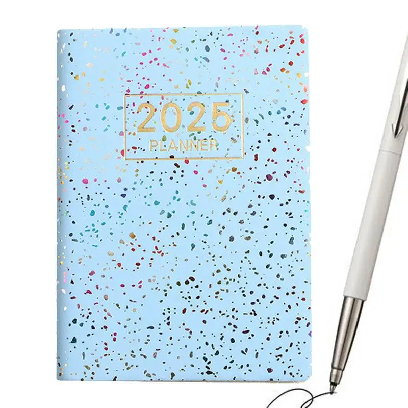 A7 Mini Notebook Agenda 2025 Planner Notepad To Do List Journal Notebooks Diary Weekly Planner Libretas Stationery supplies