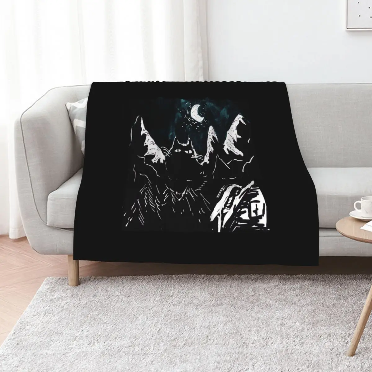 Jólak?tturinn - The Yule Cat Throw Blanket Luxury Sofa Quilt for sofa Sofa Throw Flannels Polar Blankets