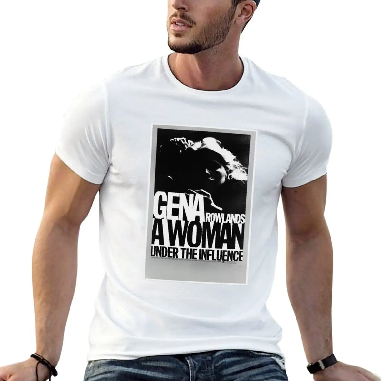 T-shirt Gena Rowlands, une femme sous l'influence, tendance, imprimé artistique