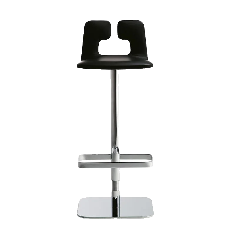

Italian Bar Chair Home Modern Simple Light Luxury High Stool Stainless Steel Leather Lifting Bar Chair