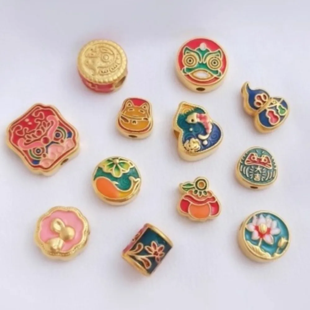 

Песочный золотой капельный масляный горящий синий бисер, аксессуары, бойтесь кошки, пробуждение льва, лотоса, бусины, барабанные бусины, браслет «сделай сам», ювелирные изделия