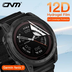 12D Hydrogel Film for Garmin Fenix 7 7X 7S 6 6X 6S Pro Solar 5 5S Epic Full Screen Protector Soft Film Accessories (Not glass)