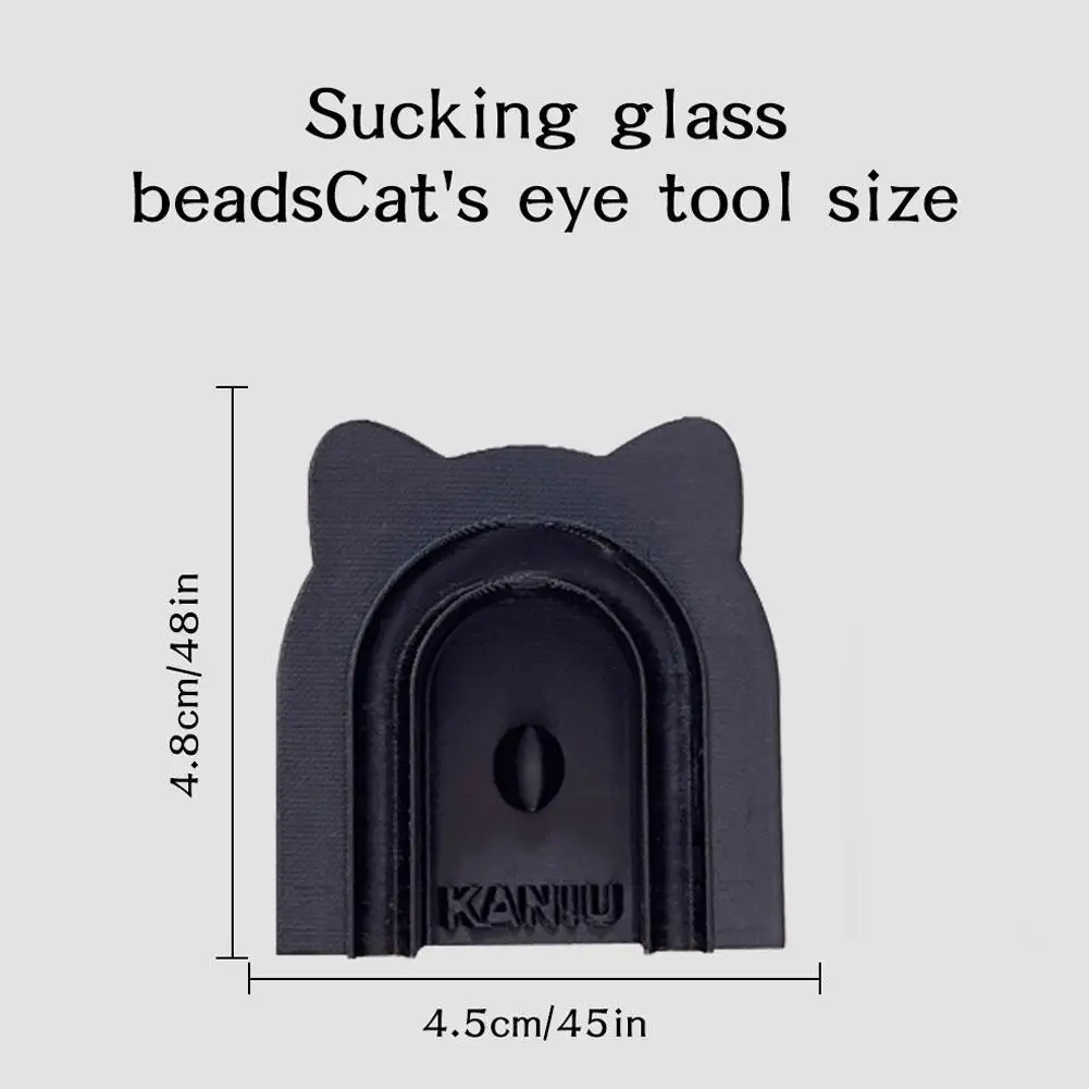 مسمار الفن القط العين الزجاج حبة أداة تشكيل فوري سميكة الزجاج حبة رئيس قوي شفط مسمار الفن القط العين الزجاج حبة أداة
