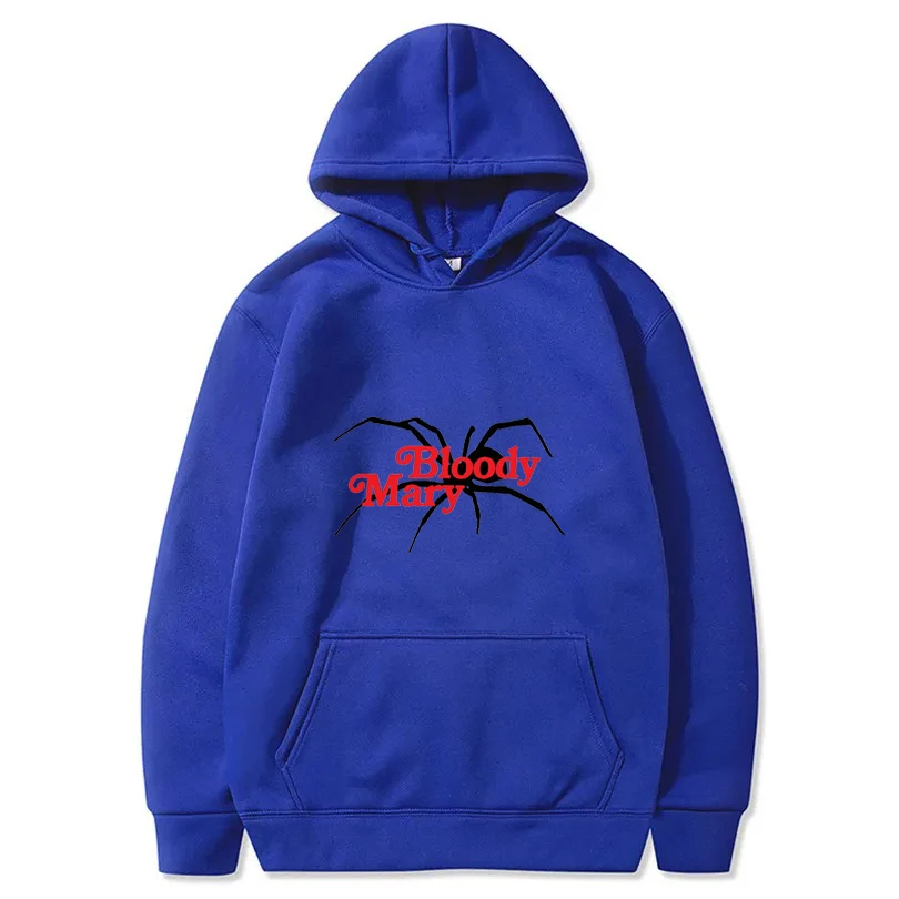 Hoodie Spider Web pria dan wanita, Hoodie Hip Hop huruf Y2k estetika musim gugur dan musim dingin 2024