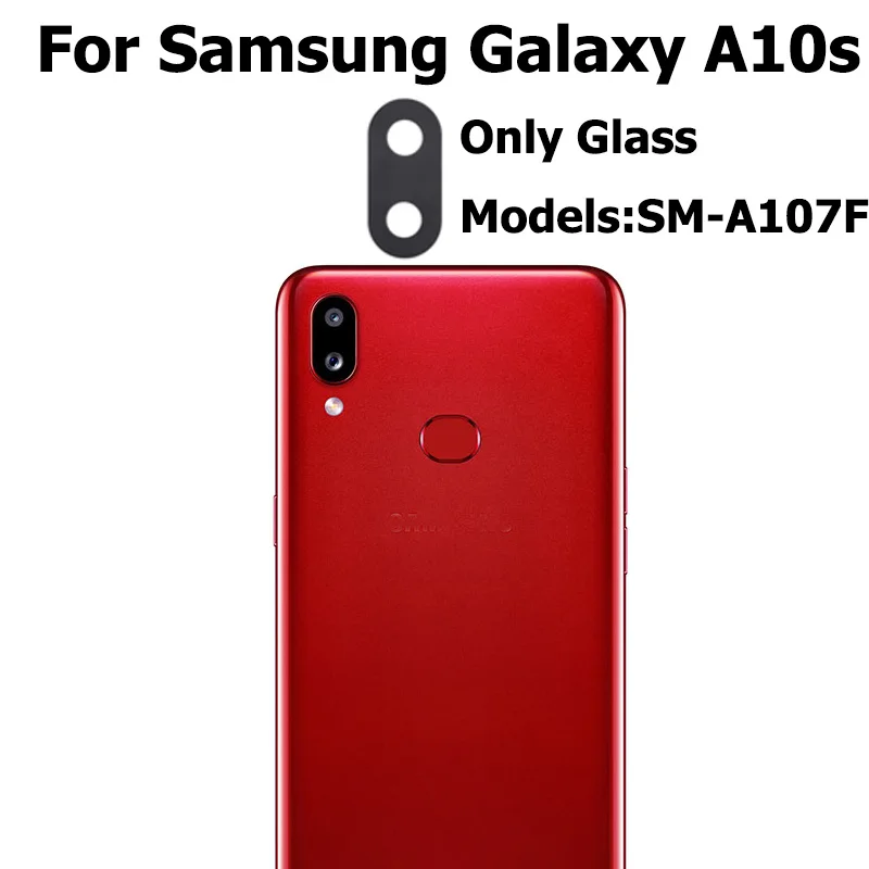 For Samsung Galaxy A10s A20s A30s A50S A70S Rear Camera Glass Lens With Glue Sticker Replacement Repair Parts