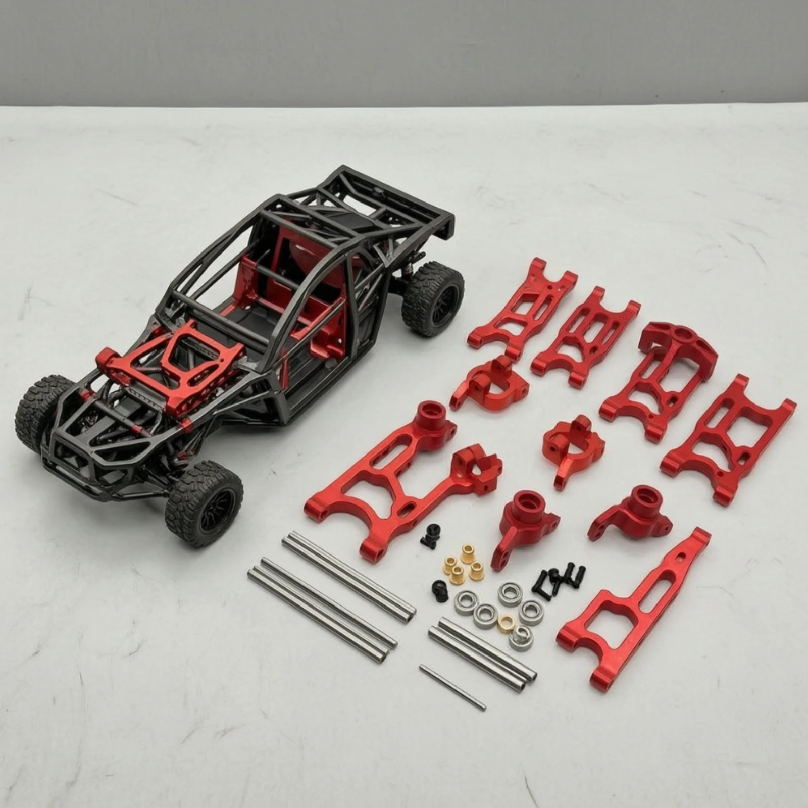 RC Car Replacement Parts Metal RC Car Parts Kit Accessory Kit Precision-Cut Hardware Accurate Dampening for Hobbyists - view 3