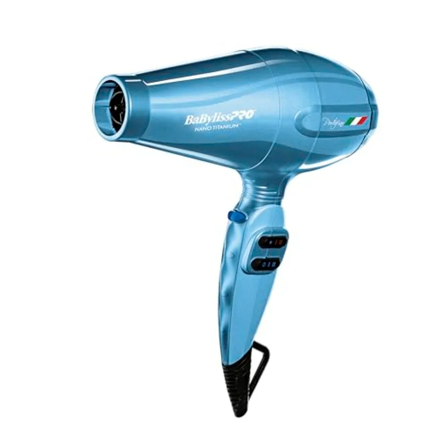 Nano Titanium Italian Portofino Hair Dryer - Professional 2000 Watt Blow Dryer