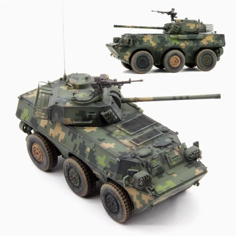

UNISTAR 1/72 Scale Chinese PLL-05 05 Wheeled Armored Assault Vehicle Simulation Tank Model Static Display Collectible Toy Gift